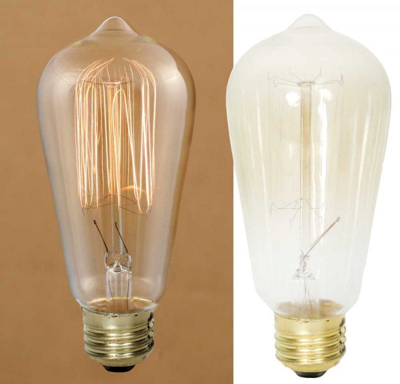 Large Vintage Light Bulb 40W