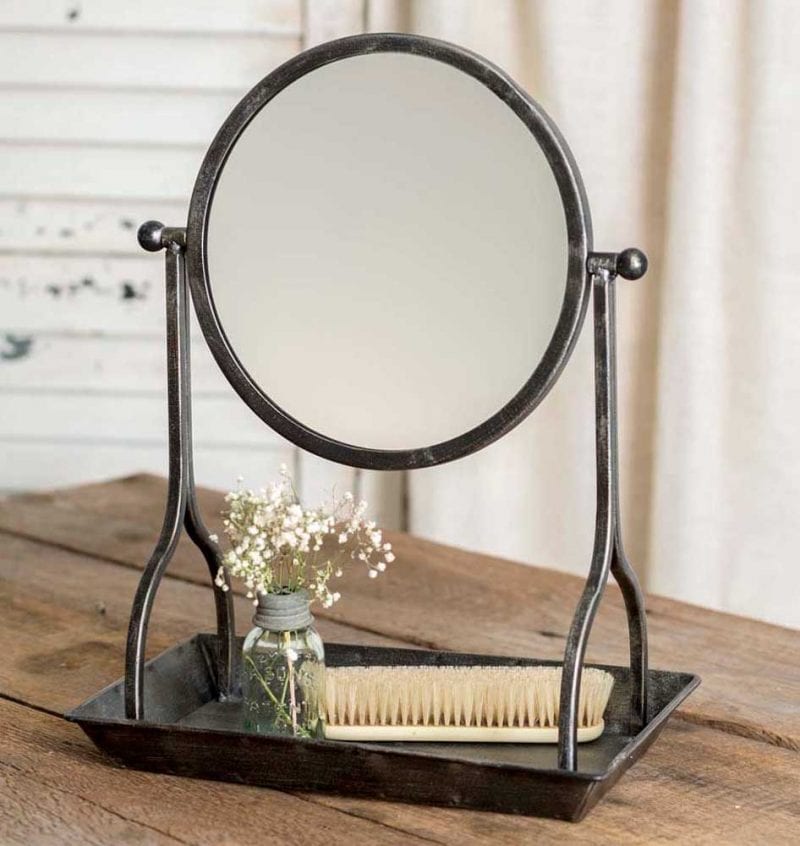 Bath Vanity Mirror with Tray