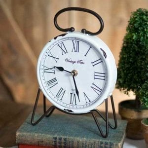 Vintage Time Table Top Clock