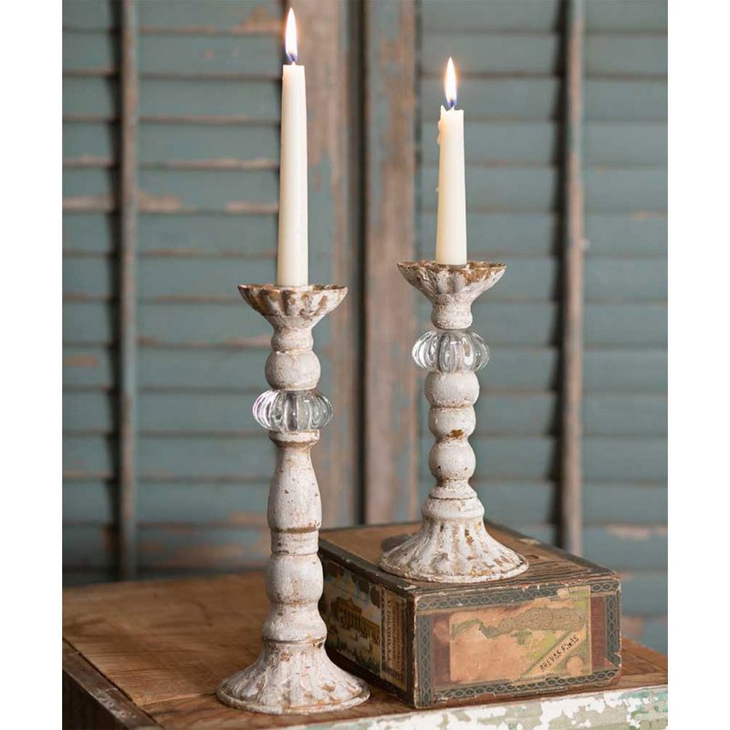 chrissy taper candle holders