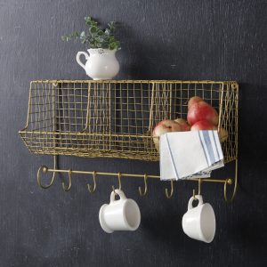 Storage Basket with Hooks