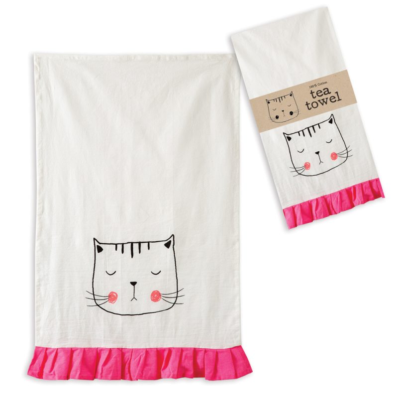 Tea Towel Kitty